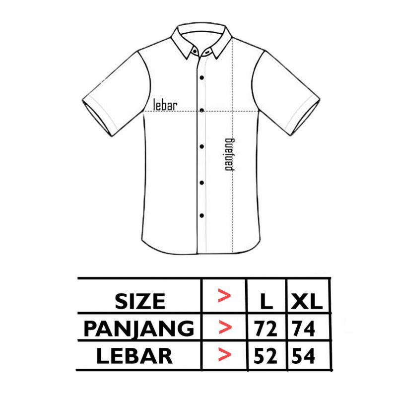 Kemeja Pria Polkadot Lengan Pendek Kasual Original Kemeja Kantor Formal Gaya Slimfit