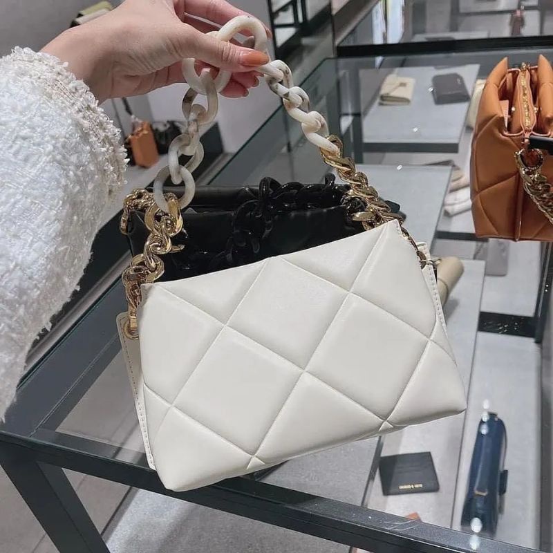 CK Danika Chunky Chain Padded Bag