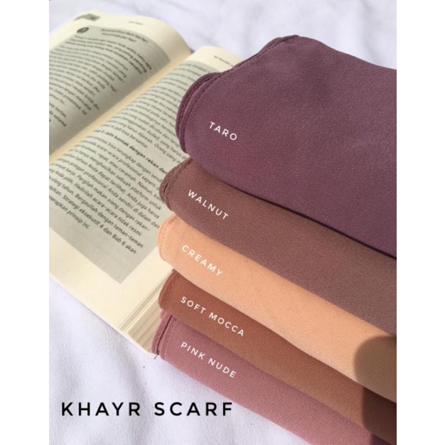 Pashmina Kaos Jersey Oval Khanza Pasmina Jersi Oval