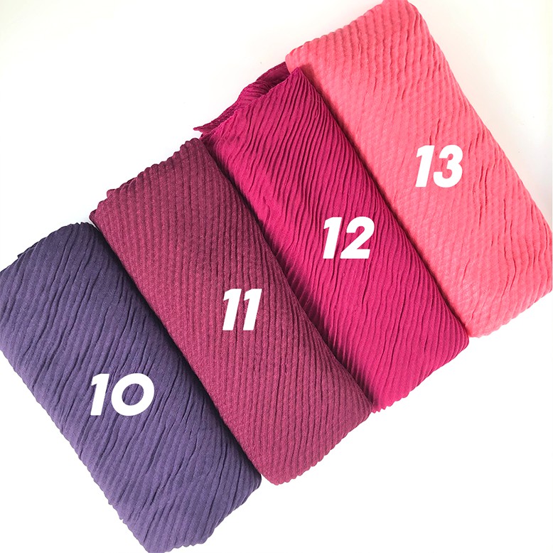 ITSFRIDAY Pashmina Scarf Tekstur Plisket Premium / Scarf / Syal / Shawl / Pasmina / Hijab Import