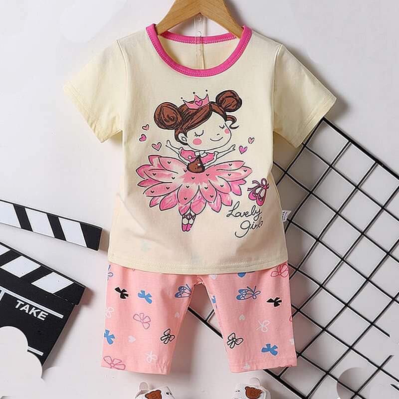 Setelan Anak Perempuan Playsuit Lovely Girl Ballet