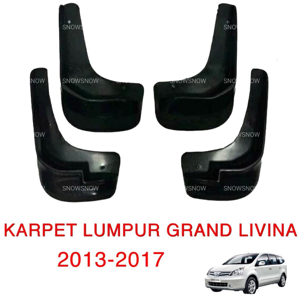 Mud Guard Nissan Grand Livina 2013 2015 2017 Karpet Lumpur