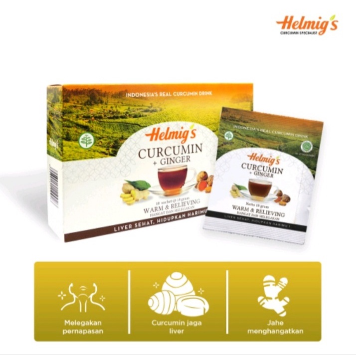 Helmig's Curcumin + Ginger 10 Sachet 18 gr