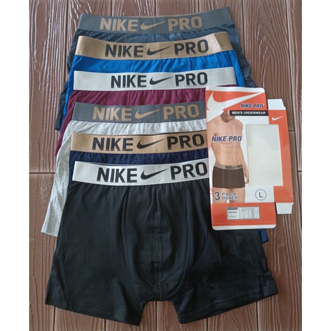 3 PCS CELANA DALAM BOXER PRIA / BOXER NIKEEE PRO / BOXER PREMIUM