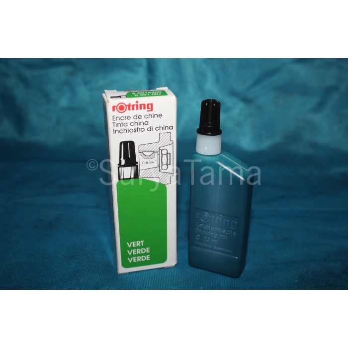 

Hot Sale Rotring Drawing Ink (Green) Hemat
