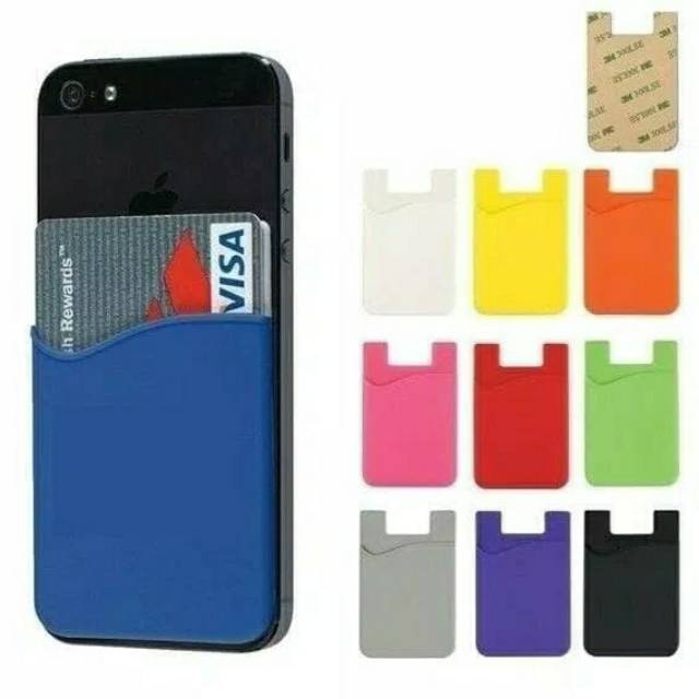 SC60 - CARD HOLDER TEMPELAN HP TEMPAT SLOT KARTU DI HP