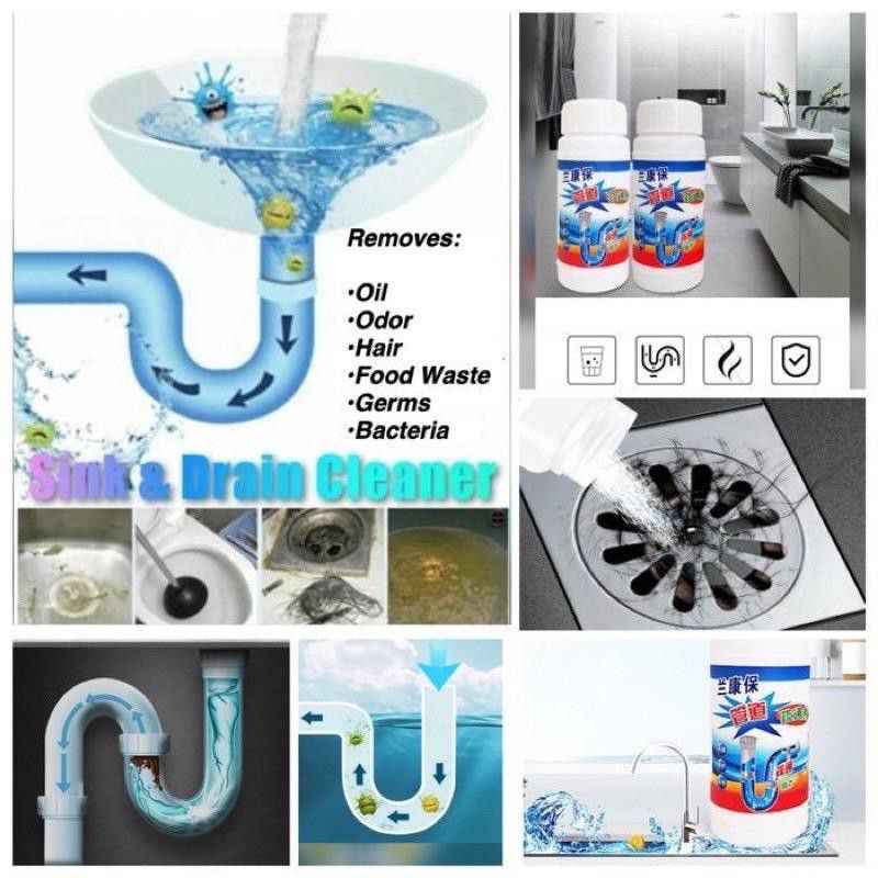 Bubuk Anti Sumbat Mampet / Kloset WC Mampet Melancarkan Saluran Pipa Tersumbat