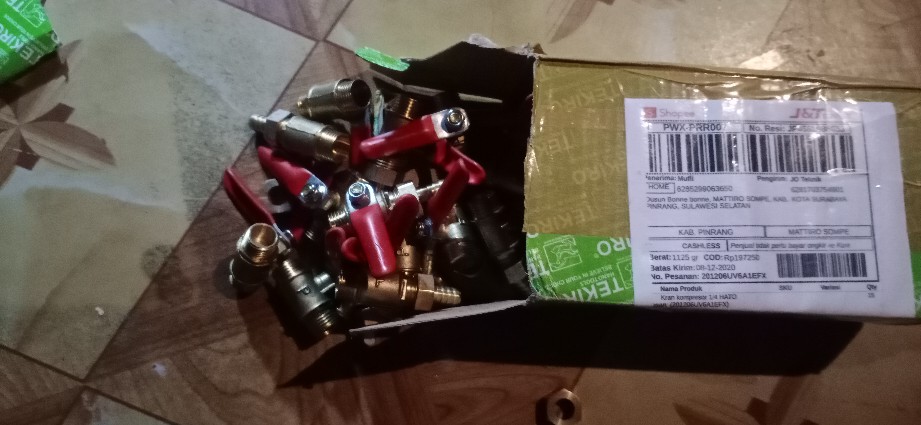 Kran Kompresor 1/4 Hato