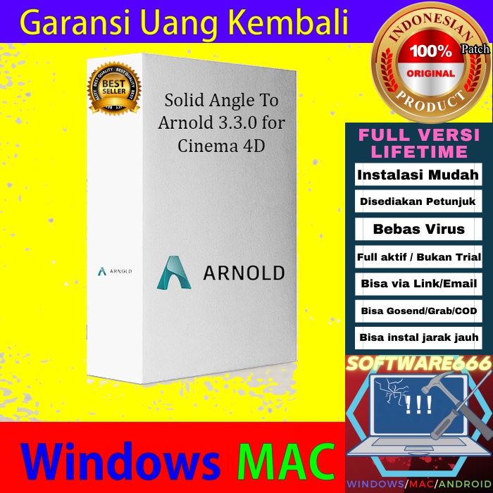 Plugin Cinem 4D: Solid Angle To Arnold 3.3.0 for Cinema 4D [WIN]