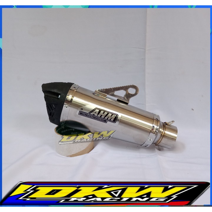 Knalpot Racing AHM Underbond Jupiter Vega Supra Blade Revo Smash Shogun Grand Legenda dll-1