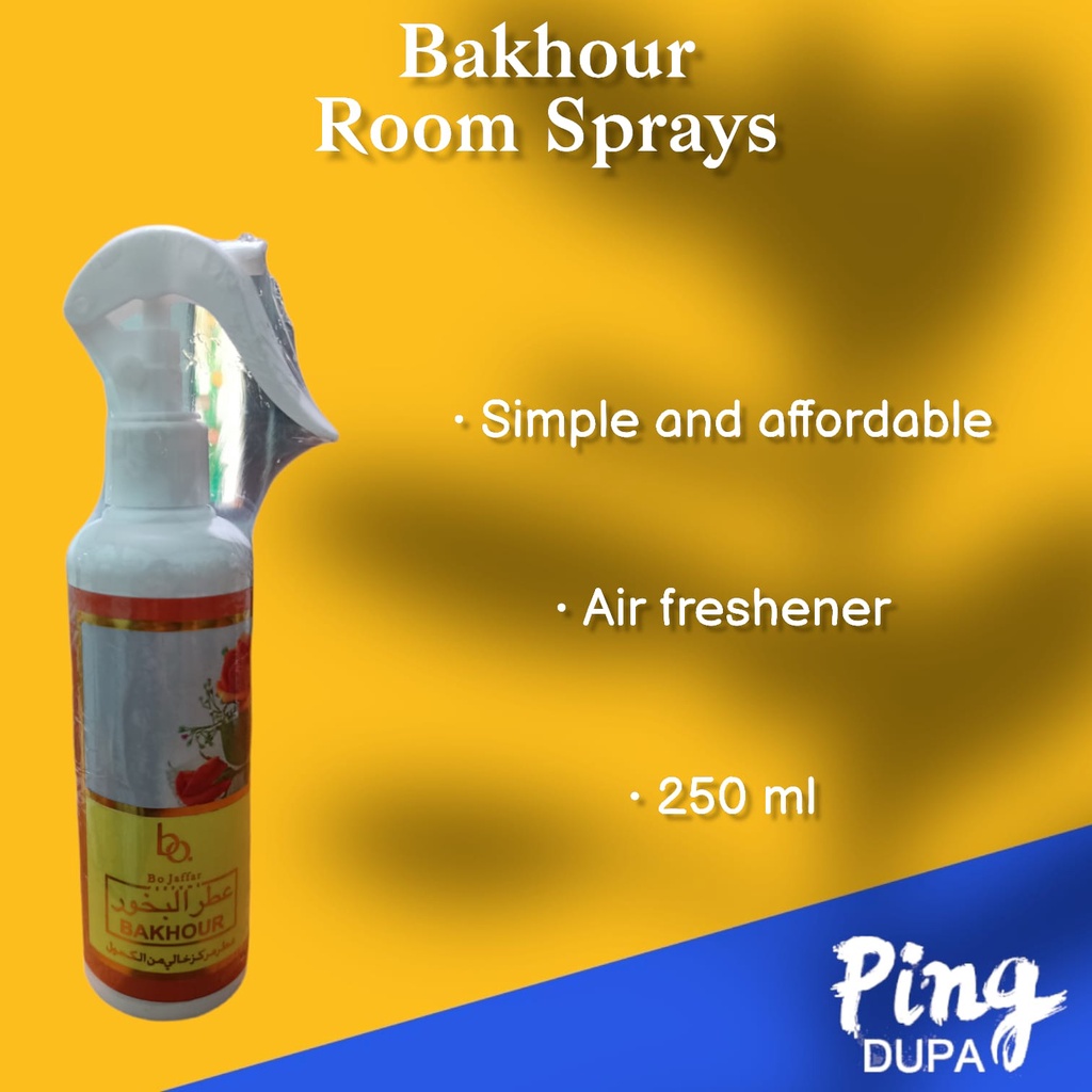 PENGHARUM RUANGAN WANGI Bakhour Fragrance Room Sprays for a fresh space no Alcohol 250ml Kualitas Original