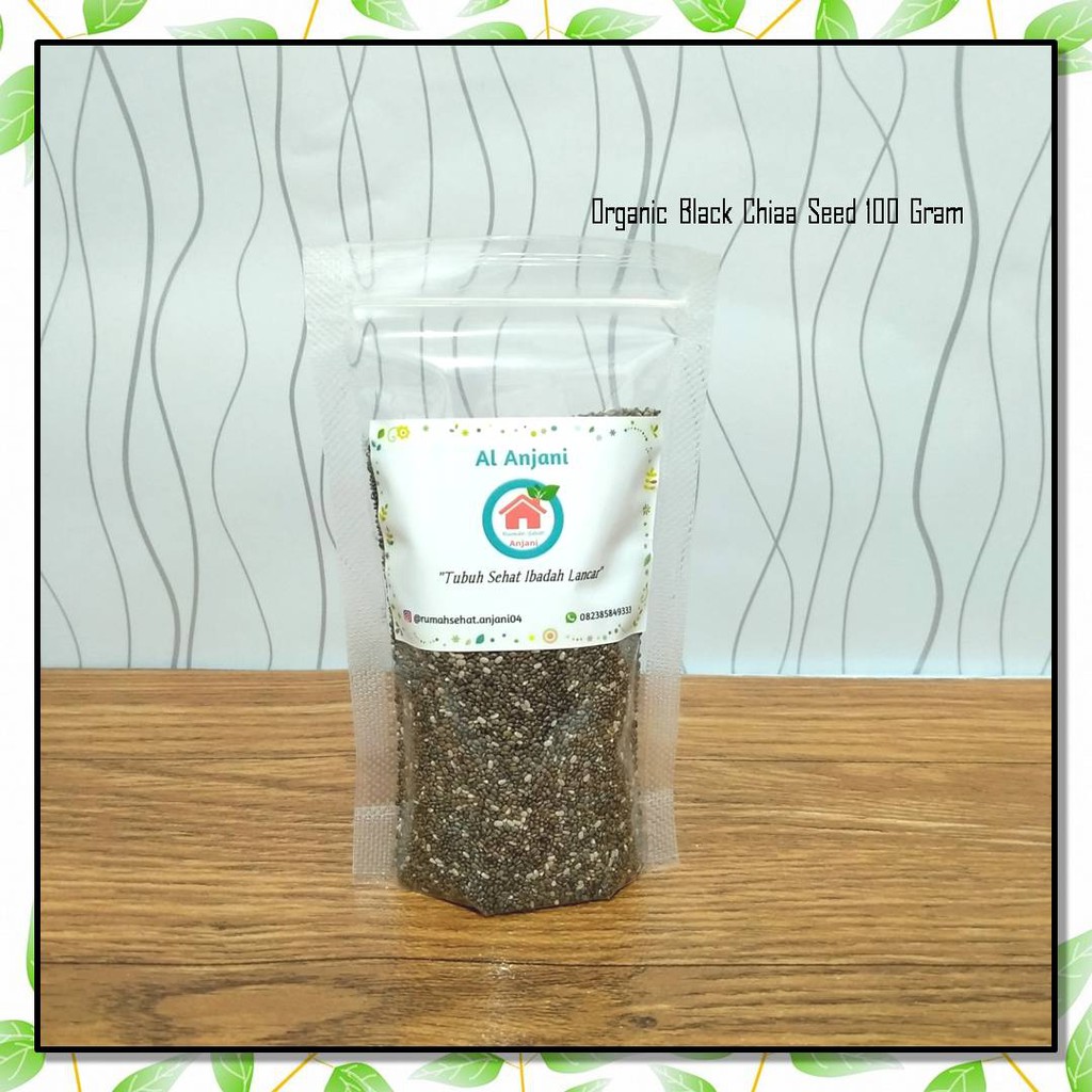 

Black Chia Seed Organik 100gr