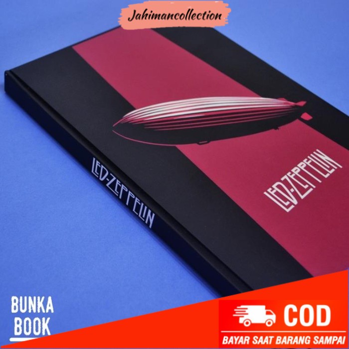 

✨ BISA COD ✨ Note Book Led Zeppelin Music Hardcover