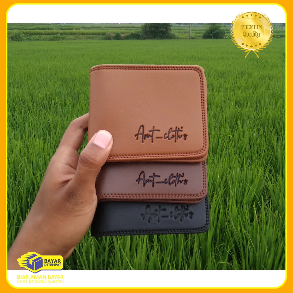 Dompet Lipat Pria AMT high quality sintetik (COD)