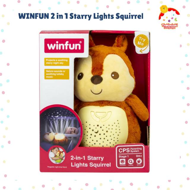 Winfun 2 in 1 Starry Lights Squirrel