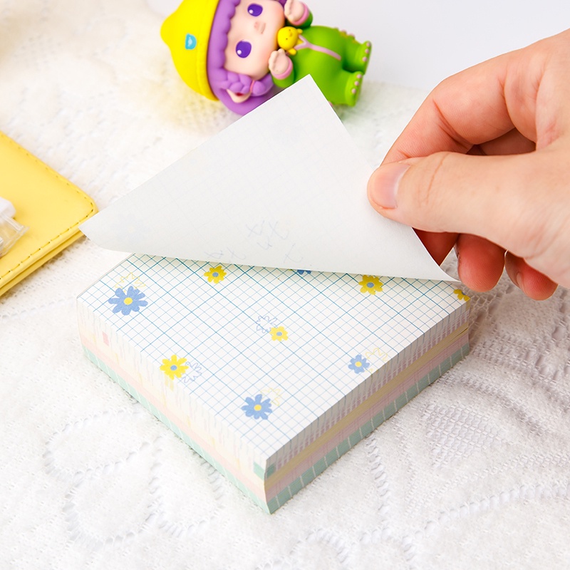 200 Lembar Buku Catatan / NotePad Portable Motif Kotak-Kotak Untuk Pelajar