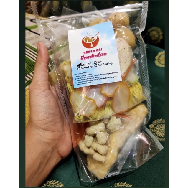 

Bakso Aci Rembulan varian Ala Seblak