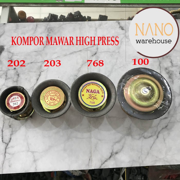 Kompor Gas Mawar Semawar 100 High Pressure Tekanan Tinggi 100