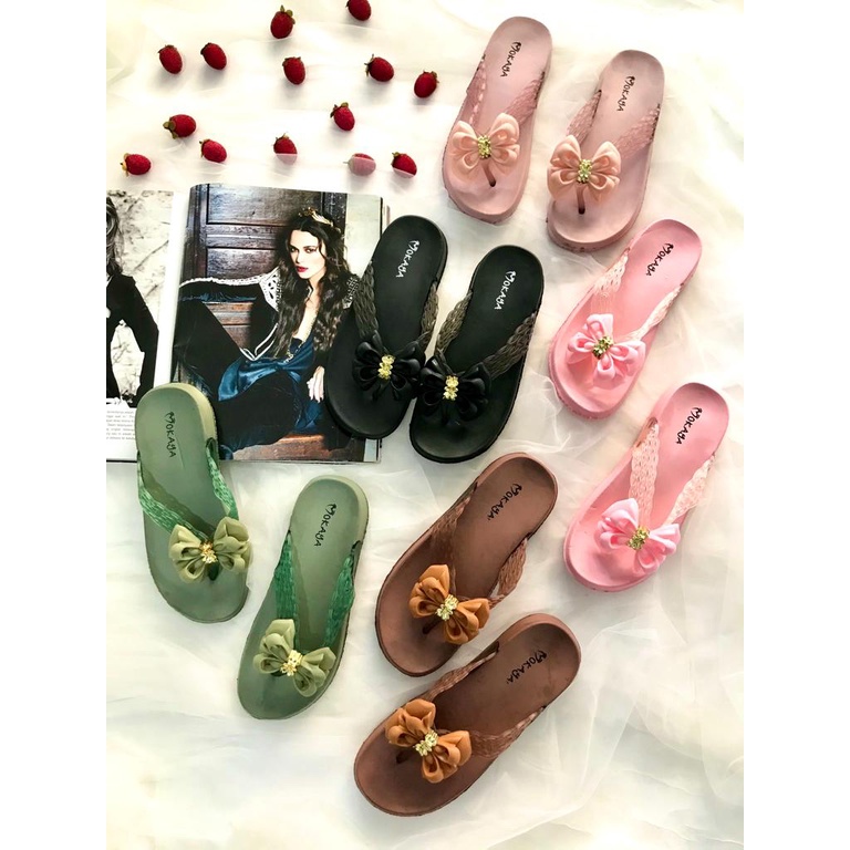 Sandal Japit Pita Karet Tebal 2,5cm Import Morego 580-L1 dan Mokaya 101-81 dan Mokaya 101-892