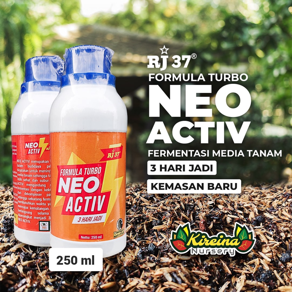 RJ 37 Neo Activ 250 ml - Formula Turbo Fermentasi 3 Hari