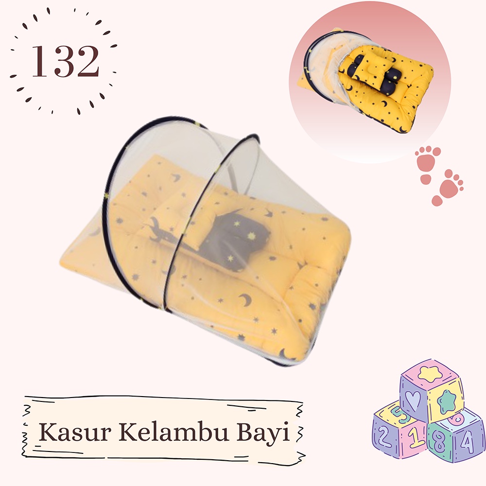 Kasur Bayi Bantal Guling Lipat Kelambu / Kasur bayi kelambu