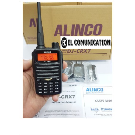 HT ALINCO DJ-CRX7 DUALBAND - HT ALINCO DJ CRX 7 VHF / UHF ORIGINAL