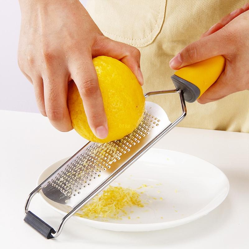 Parutan Keju Lemon Multifungsi Bahan Stainless Steel Untuk Alat Dapur