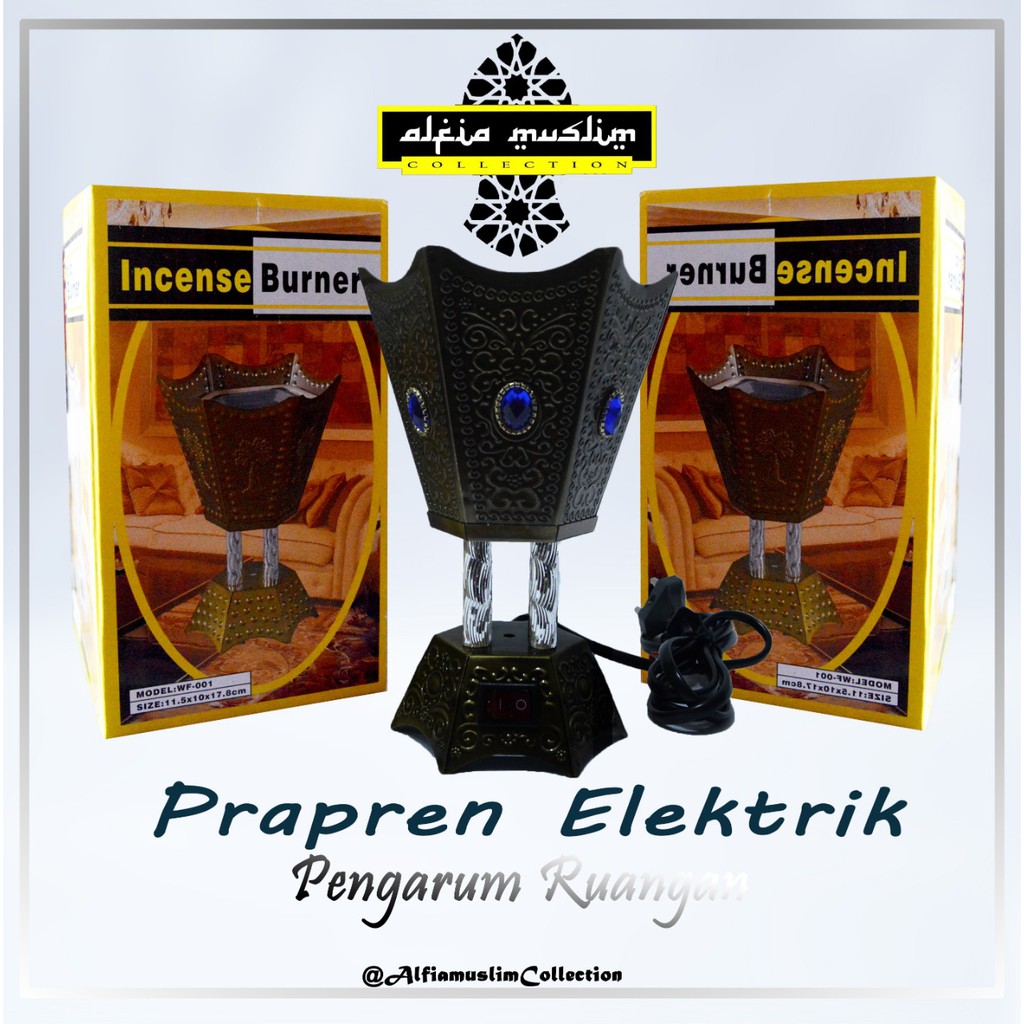 Prapen Mabhara Elektrik/Prapen Elektrik/ Alat Pembakaran Bukhur/Prapen antik