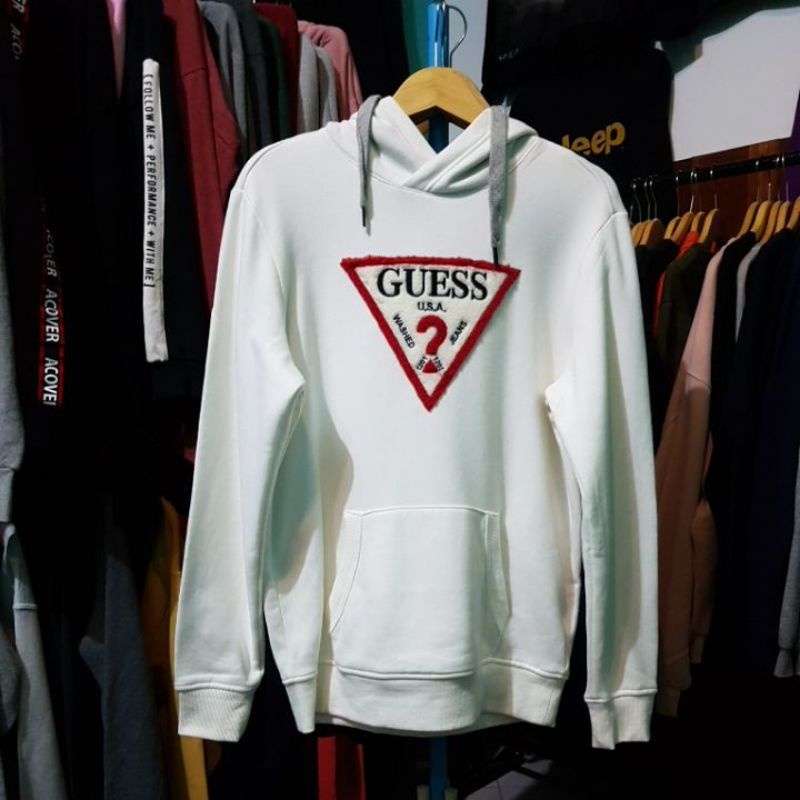 hoodie guess putih