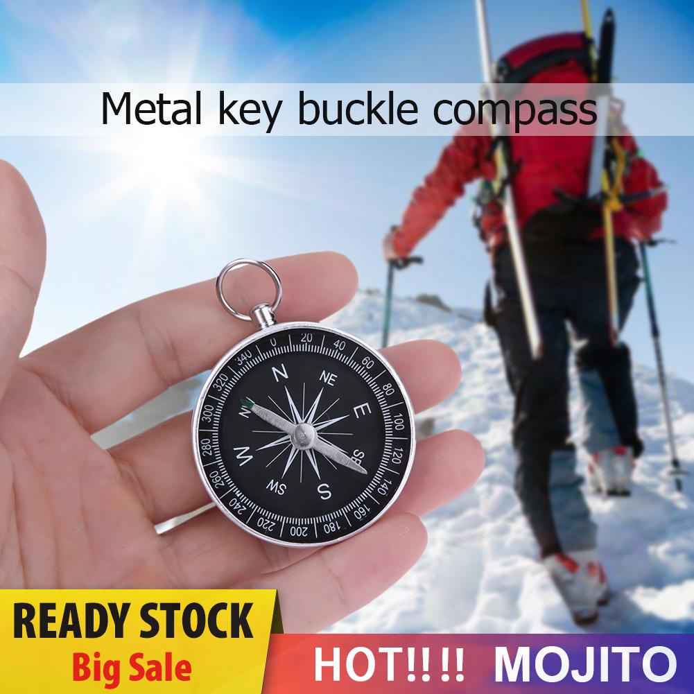 MOJITO Portable  Aluminum  Emergency Compass Outdoor Survival Compass Tool G44-2