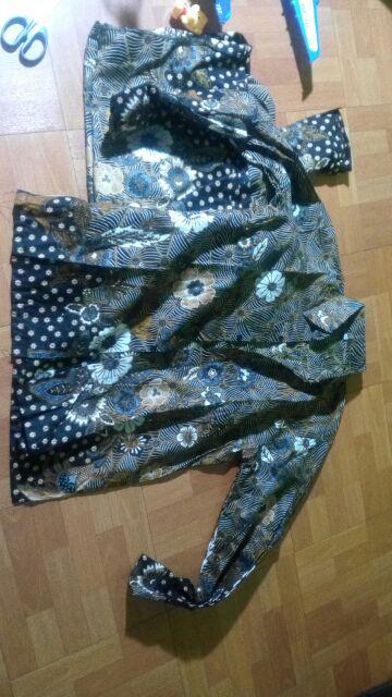 Maura Couple - Sania Ruffle Batik Couple Ori Ndoro Jowi Dnt Garansi