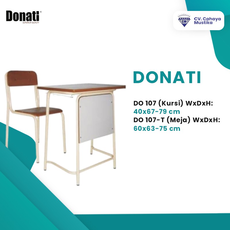Harga Meja Siswa/Meja Sekolah Minimalis/Bangku Sekolah Kayu di Malang Donati 107
