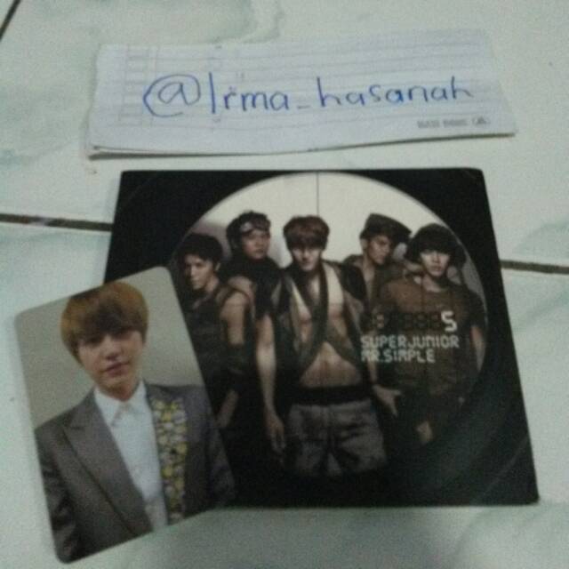 Superjunior Mr.Simple album+kyuhyun photocard