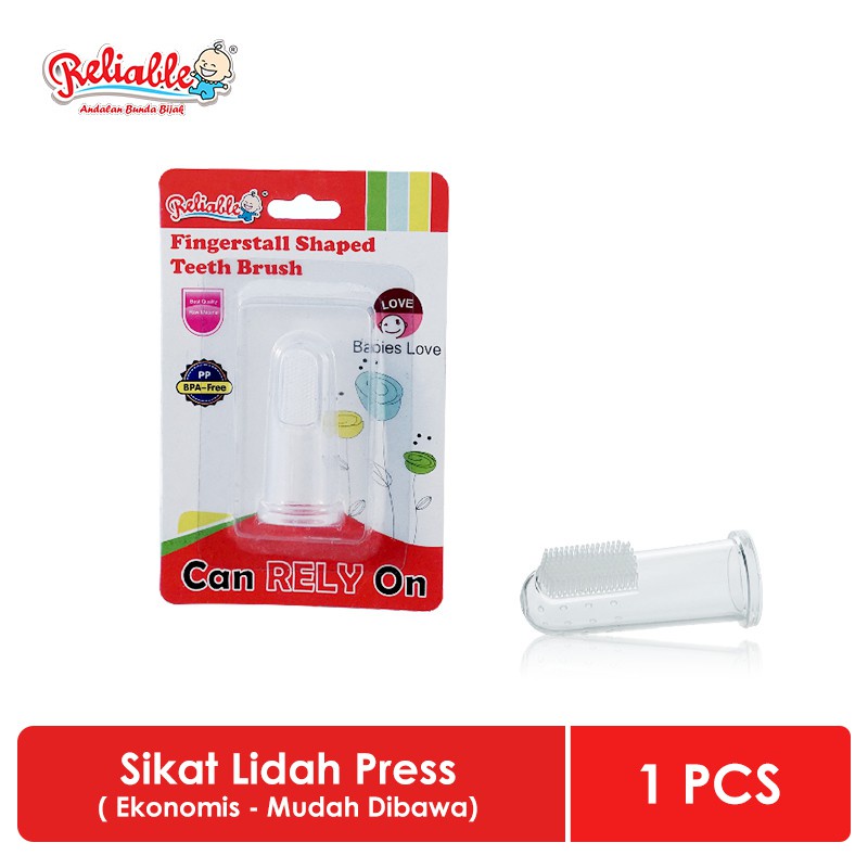 Sikat Lidah Press Reliable Sikat Silicone Bayi RAC-8838