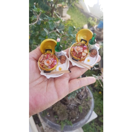 Miniatur Masakan Korea + Soju