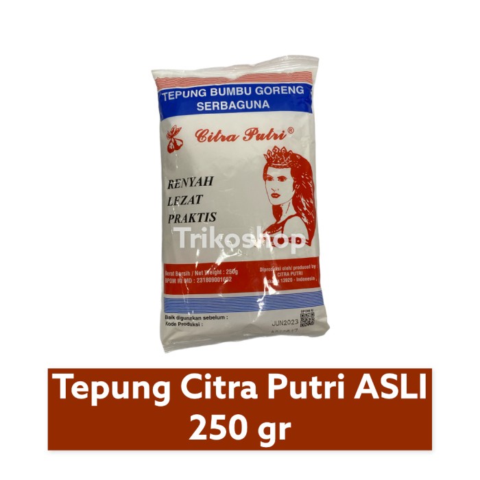 

pakai-siap-tepung-bumbu-tepung- tepung bumbu serbaguna citra putri 250 gram -tepung-bumbu-tepung-
