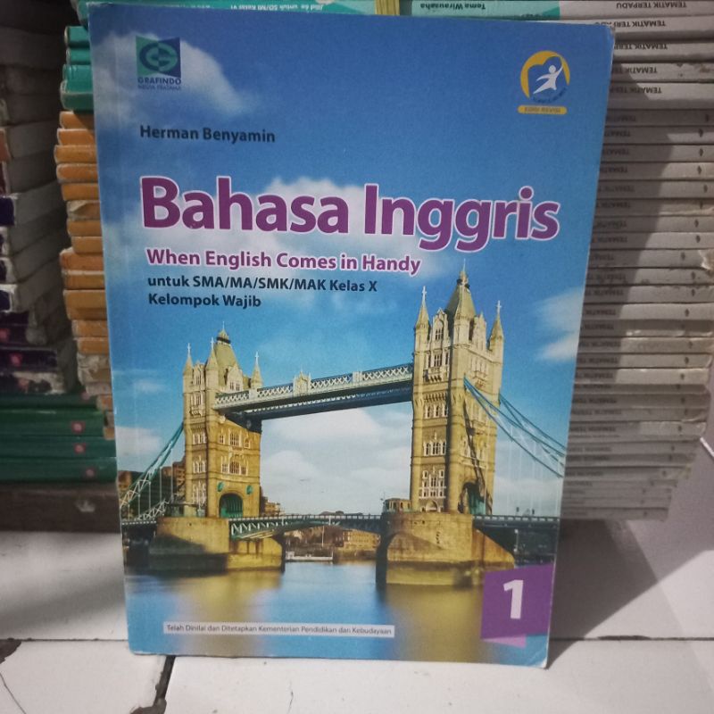 BUKU BEKAS BAHASA INGGRIS SMA/SMK KELAS 1 GRAFINDO
