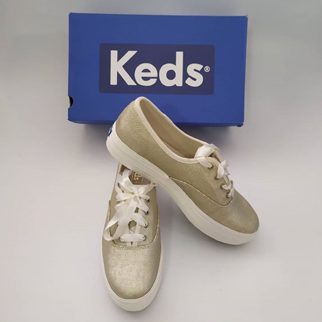 Pelunasan Sepatu KEDS Original SALE Gold Size 37 (insole 23cm)