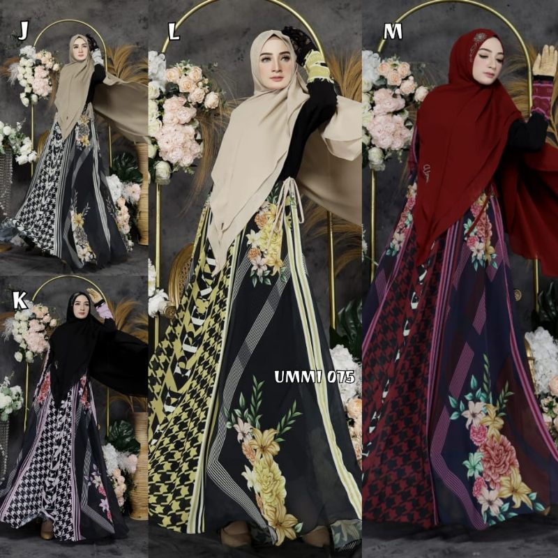 (BISA COD) GAMIS SYARI UMMI 075 by UMMI PREMIUM