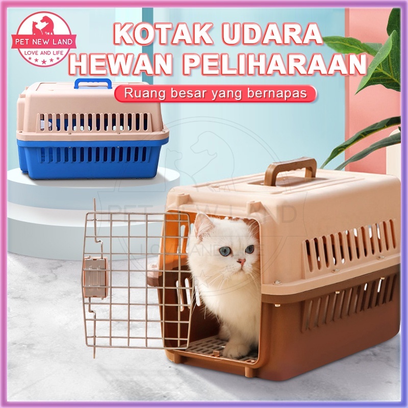 Tas Kucing Pet Cargo Kandang Anjing Kelinci Tas Travel Perlengkapan Hewan Peliharaan