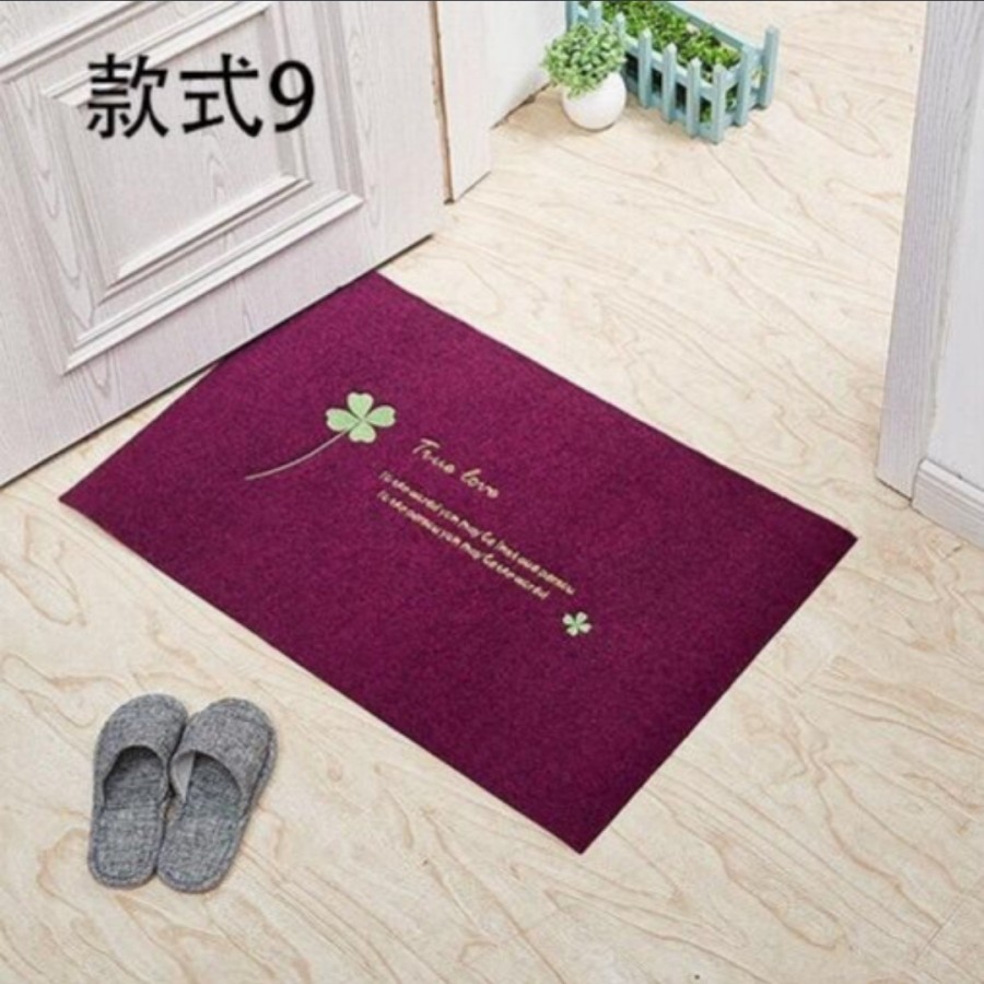 IGROSIR KESET RUMAH TRENDY MOTIF TRUE LOVE KESET MODERN MATE DOOR TRENDY ANTI SLIP