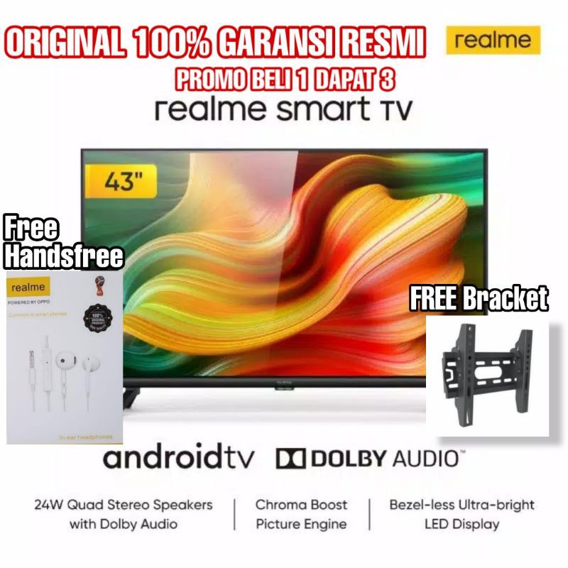 SMART TV LED 43 INCH ORIGINAL 100% GARANSI RESMI