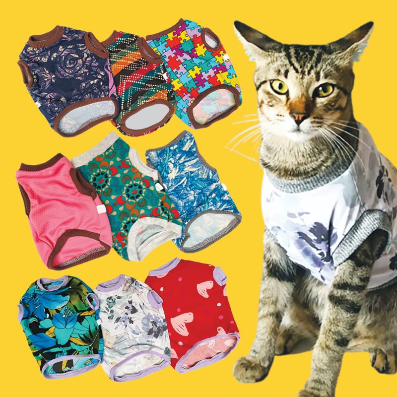 KAOS KUCING - Baju Kucing Kaos Kucing Fashion Kucing Aksesoris Kucing Baju Anjing Baju Monyet Ukuran S