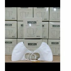 Masker Duckbill Mouson | Masker Duckbill Alkindo Hitam Putih