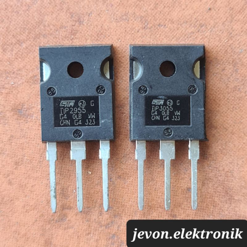 IC TIP 2955 3055 II China ST KW2 1 Set Transistor CHN G4 323 TIP2955 TIP3055