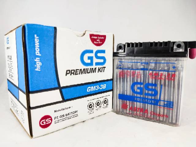 Aki/Battery sepeda motor merek GS RXking,Ninja