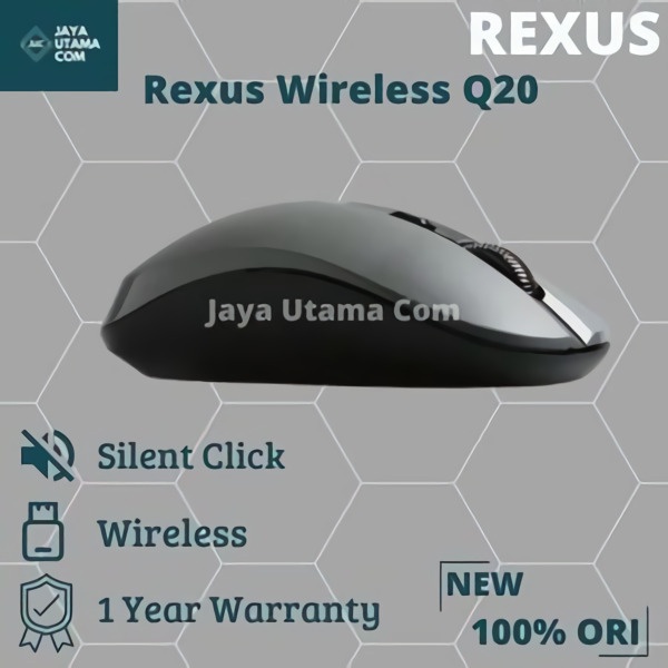 Rexus Mouse Wireless Office Q20 Silent Click Original