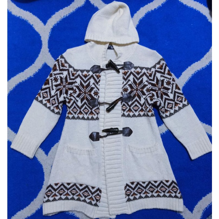 Sweater Rajut kimtan anak perempuan preloved mantul