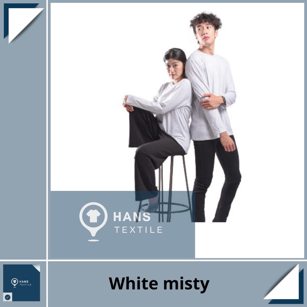 Kaos Polos Lengan Panjang Cotton Combed 30s / Cotton Combed 30s / Kaos Polos / Kaos