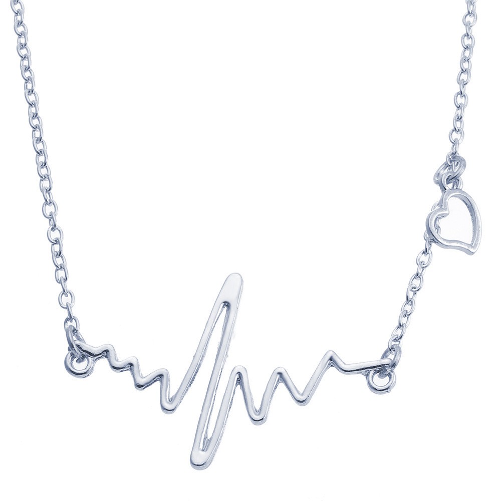 gaya korea Heartbeat Lady Fashion Kalung